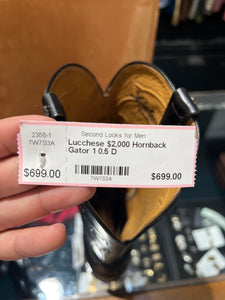 Lucchese $2,000 Hornback Gator 1 0.5 D