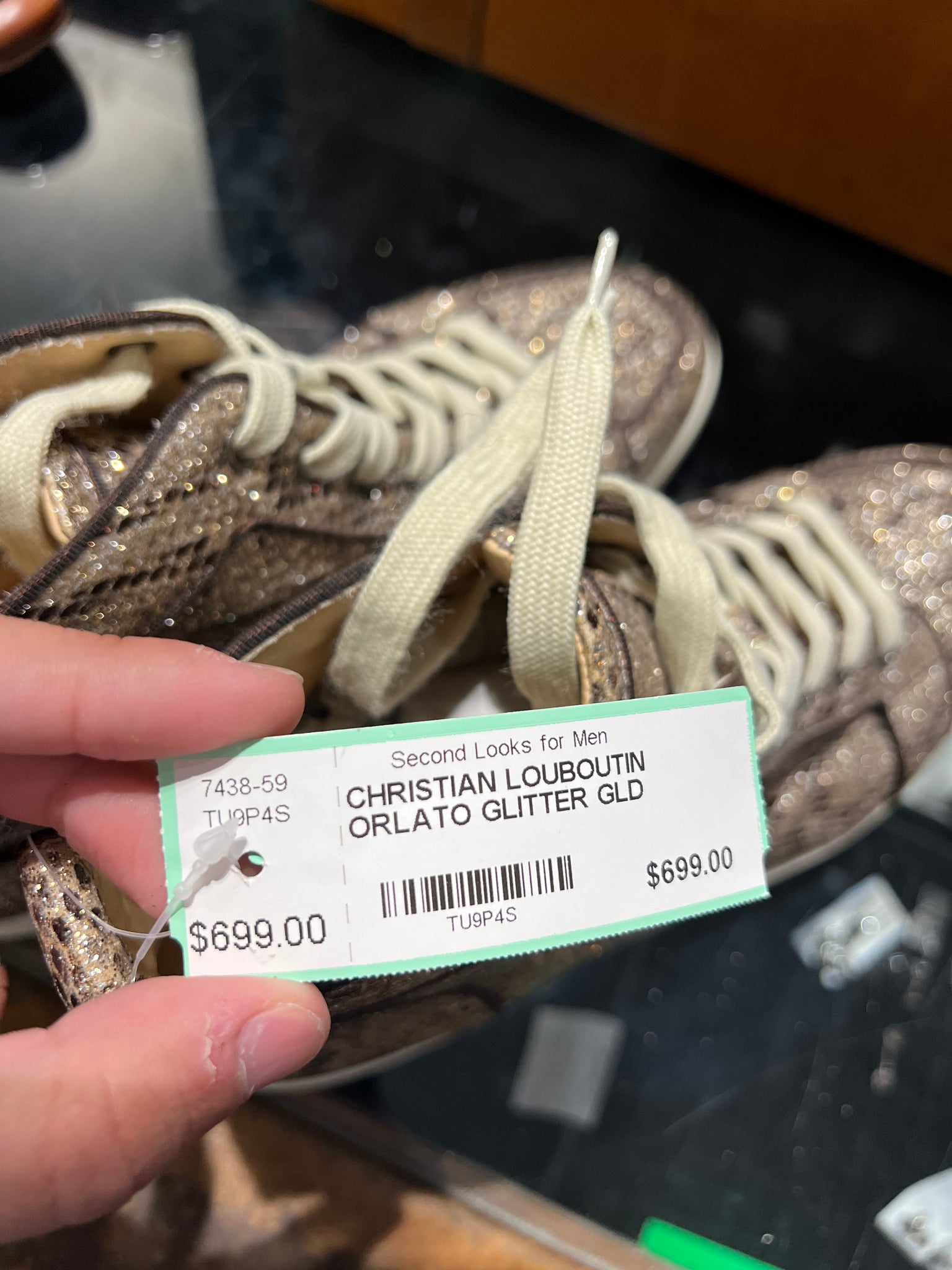 CHRISTIAN LOUBOUTIN ORLATO GLITTER